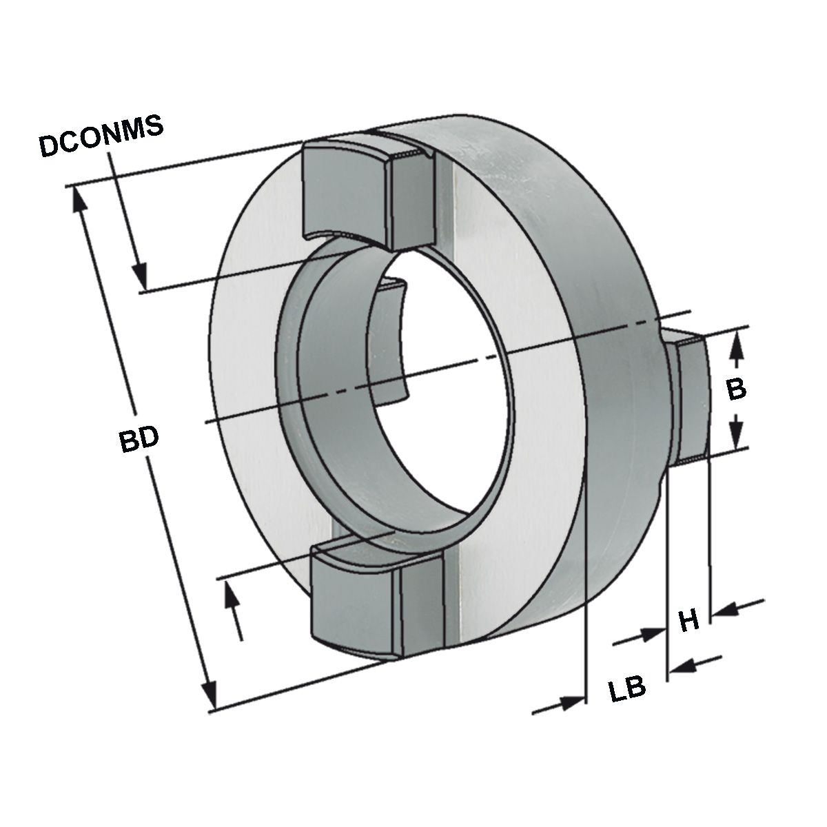 Clutch drive rings DIN 6366 Ø 32 mm
