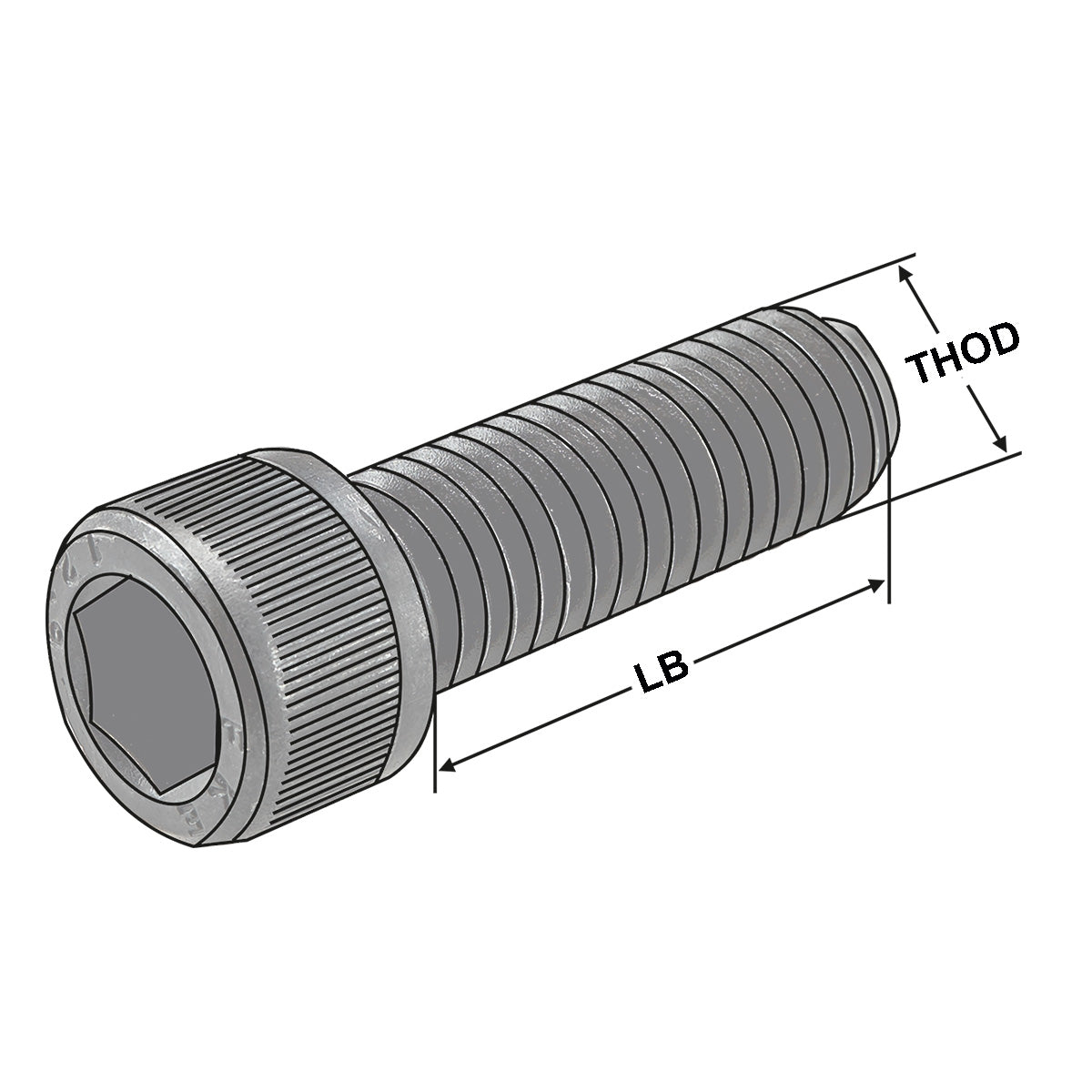 Hexagon Socket Head Cap Screws M16 x 35 DIN912