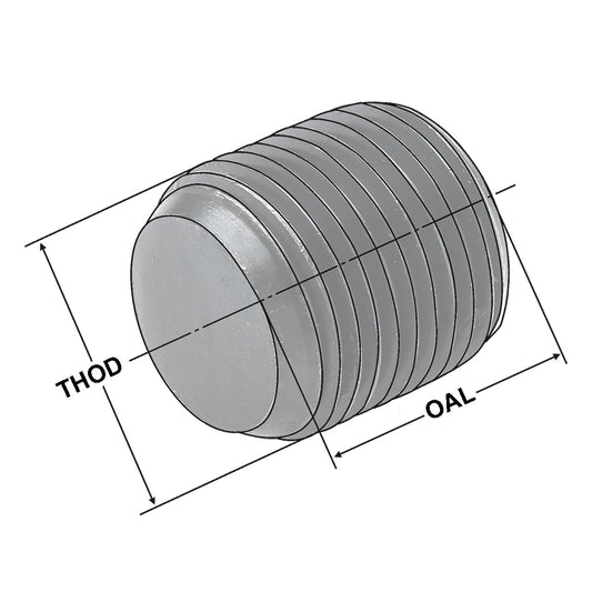 Clamping screws M10x1x10 without cone point for boring holders D= 16 / 20 mm
