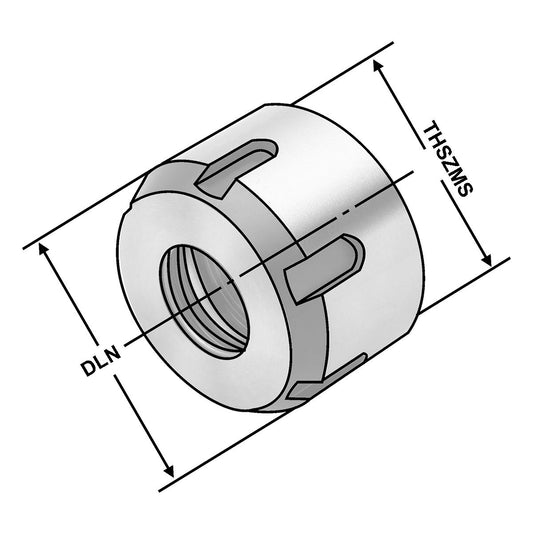 Clamping nut for sealing discs OZ 25 | 2-25