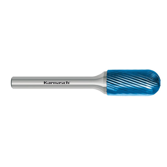 Tungsten carbide burr Blue-Tec coated WRC/ HP-5 d1=2 / l2=11 / d2=3 / l1=38mm