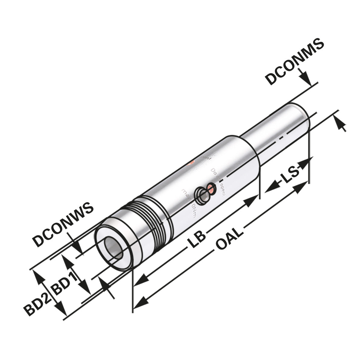 Hydraulic expansion chuck 12 - 12 - 100
