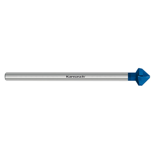 Countersink 90°, HSS-XE Blue-Tec coated Extra long shank 3-flat-shank, DIN 335 d=25,0mm