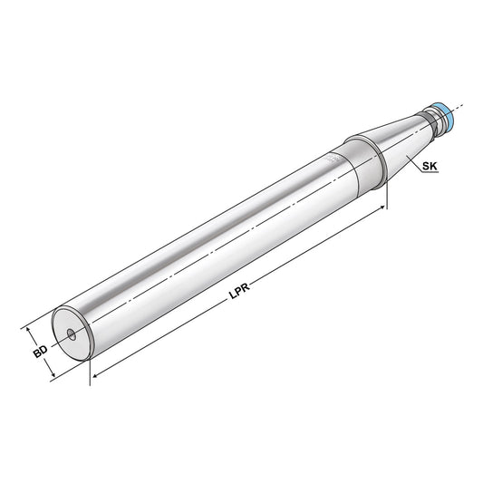 Test arbor SK 40-40-300 DIN 2080