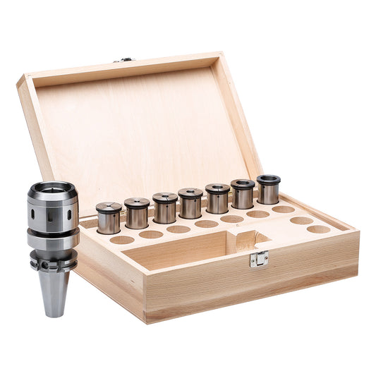 High Performance Milling Chuck SK 40-32-105 DIN 69871 AD/B HKS-system in wooden box