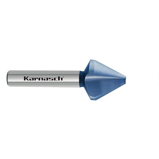 Countersink 60°, HSS-XE+Blue-Tec coated 3-flat-shank, DIN 334 d=16,0mm