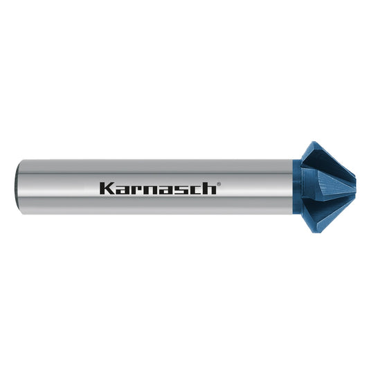 Countersink 90°, VHM Blue-Tec coated cylindrical shank, work standard type H 5-cutting d=25,0mm