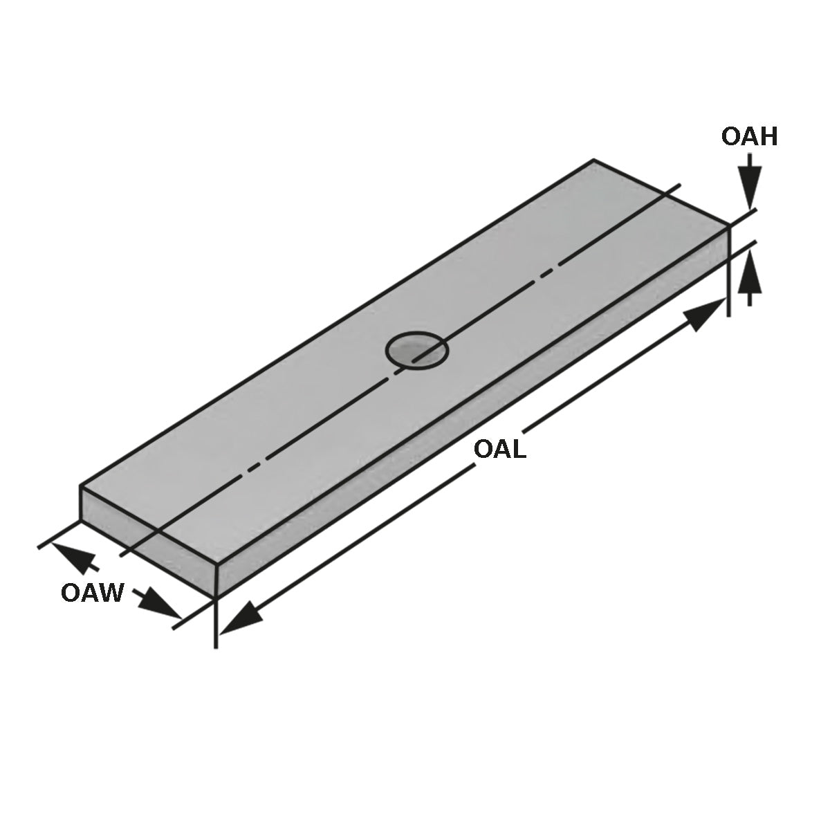 Shim 20 x 5 x 84