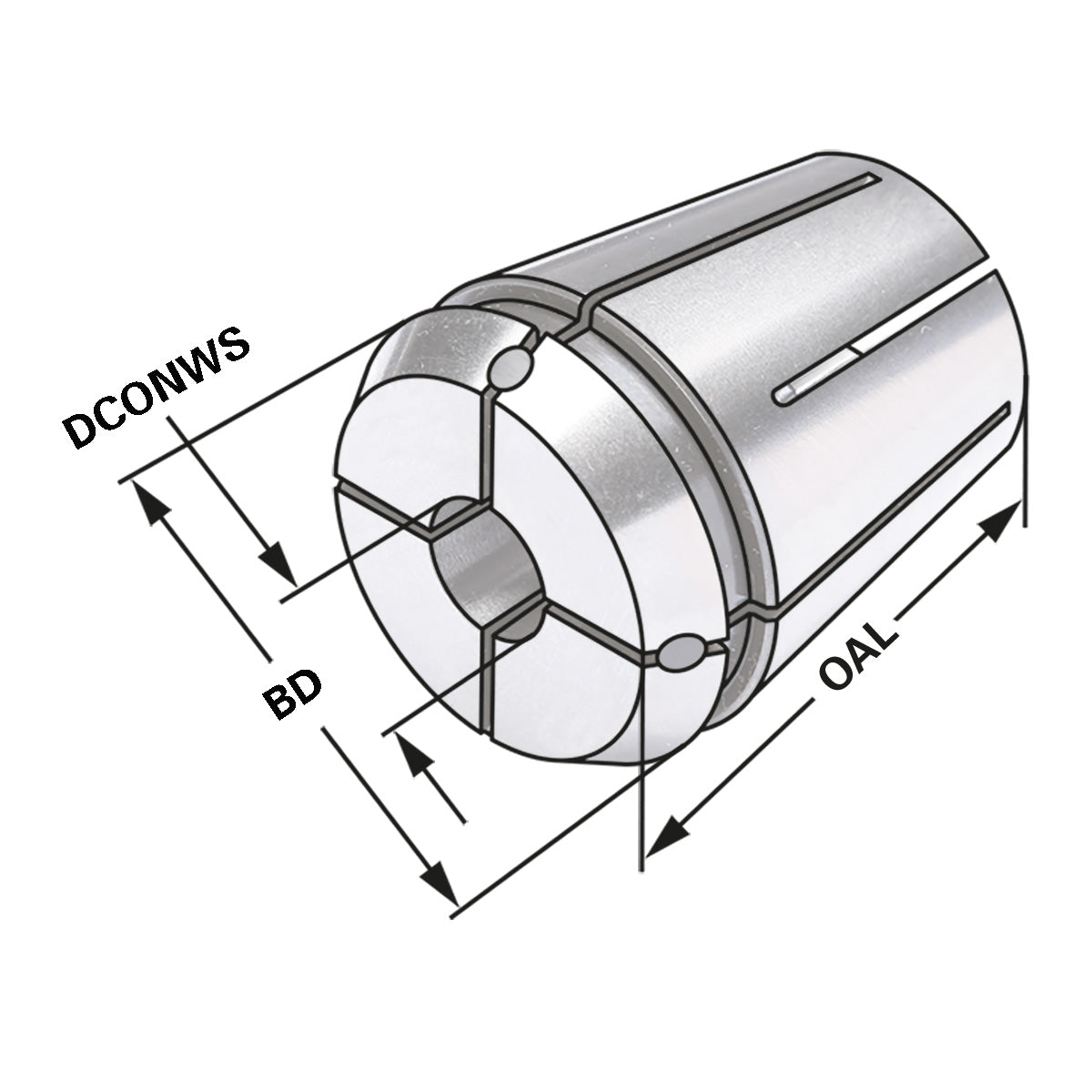 Tapping collets ER for IC ER16 | 426GA | < 15µm | 4 x 3