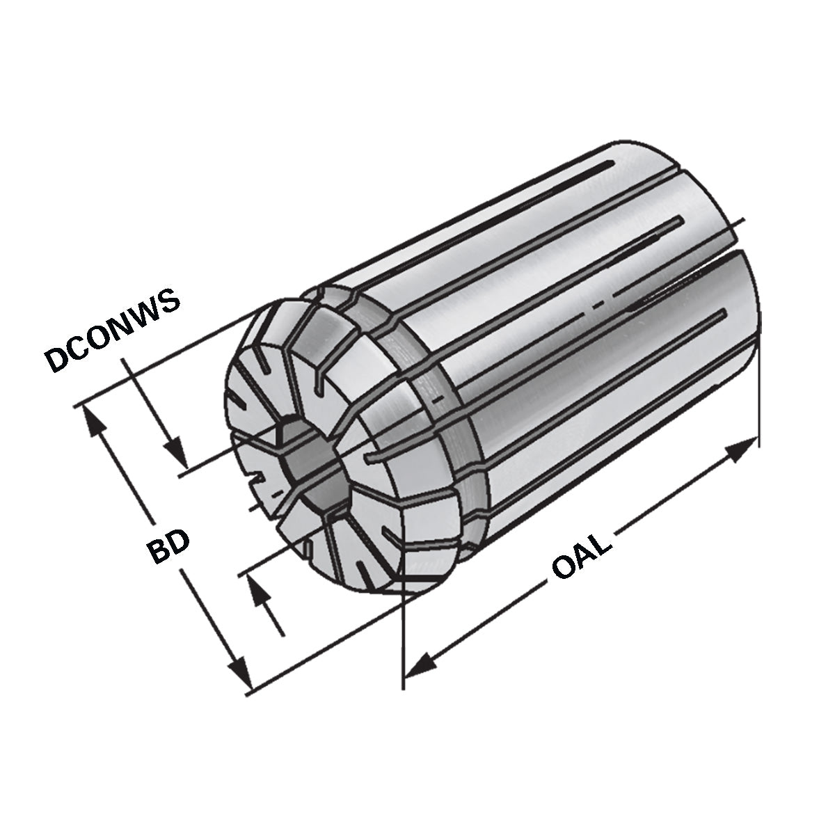 OZ-Collet OZ25 | 462E | < 15µm | Ø 13 - 12,5