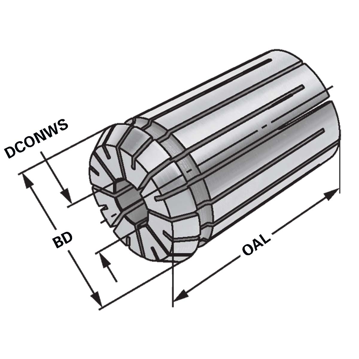 OZ-Precision collet OZ25 | 462EP | < 5µm | Ø 5 - 4,5