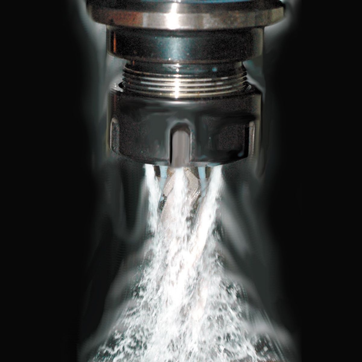 ER-Collet with cooling channel holes ER32 | 470EC | < 15µm | Ø 10