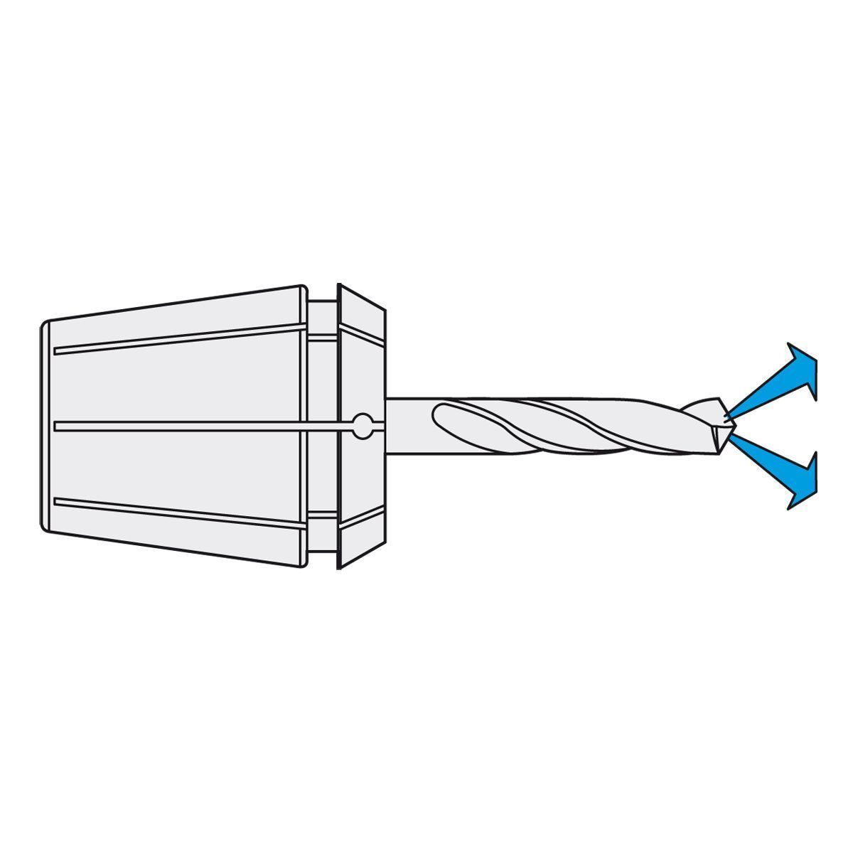 ER-Collet with seal for IC ER32 | 470EH | < 15µm | Ø 6