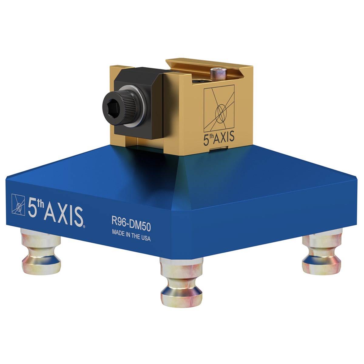 Dovetail clamping device DM50 - 126mm x 126mm x 76mm