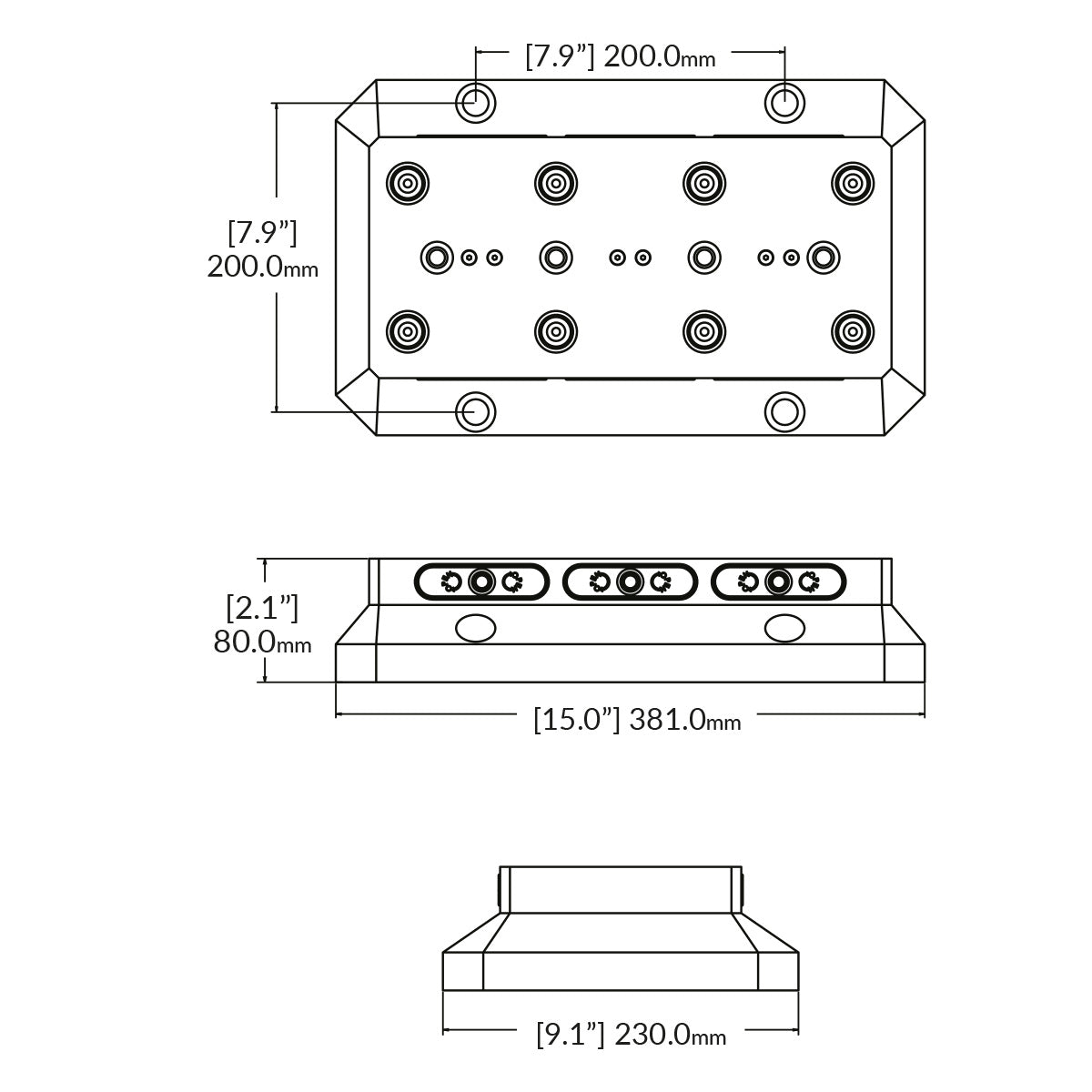 Multi-Riser - 96mm - RockLock 381mm x 230mm x 80mm