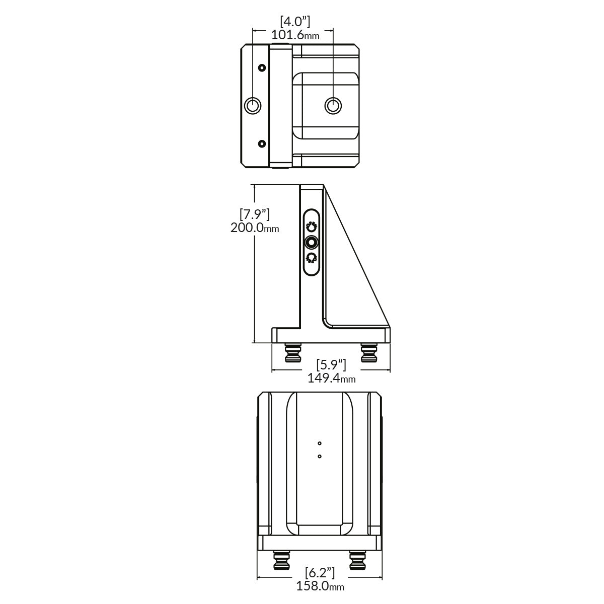 90-degree adapter 96mm - RockLock