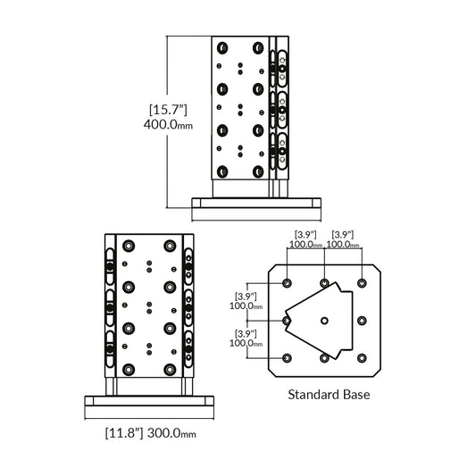 3-face Tombstone 96mm - RockLock