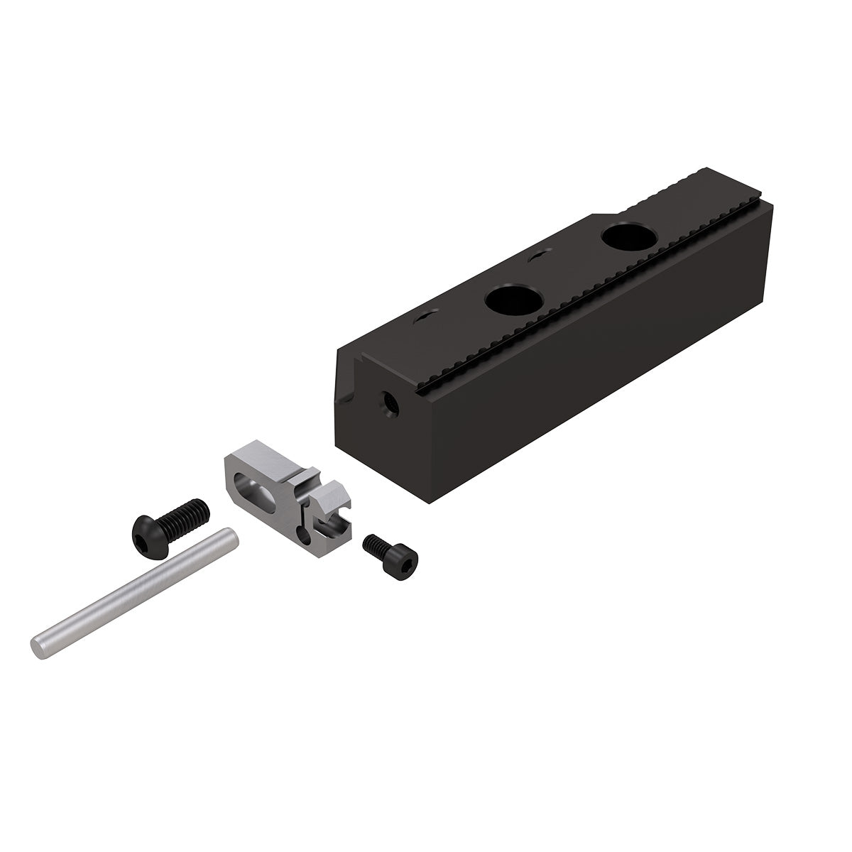 Adjustable work stop for 5th Axis vises