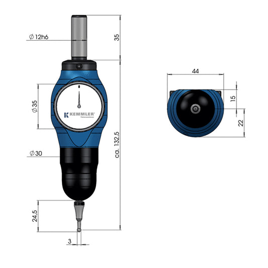 3D Tester analog DCONMS=12mm