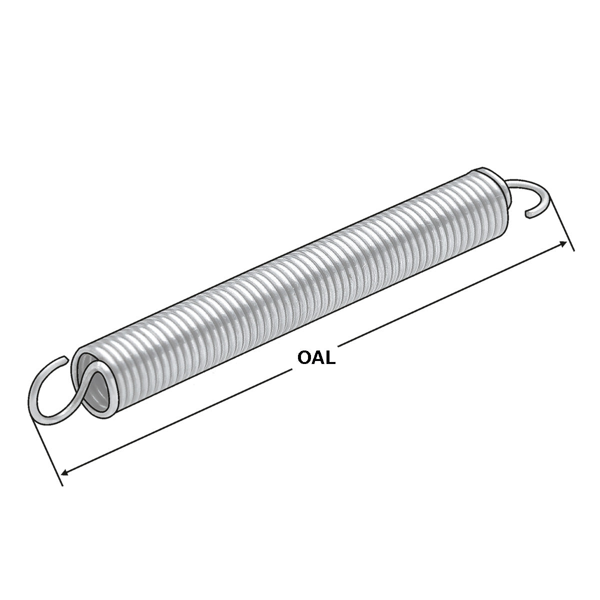 Springs for edgefinder Ø4,6mm x 40mm mech- 10-84-10 and 10-84-10/4