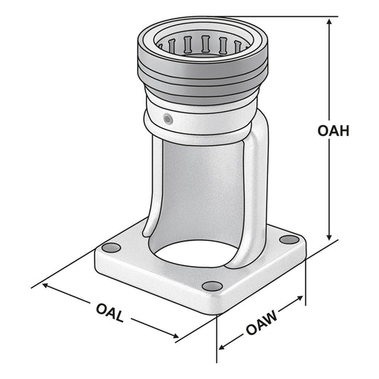 Universal ball bearing tightening fixture HSK A50 - E50 - F50 - SK30 - C5