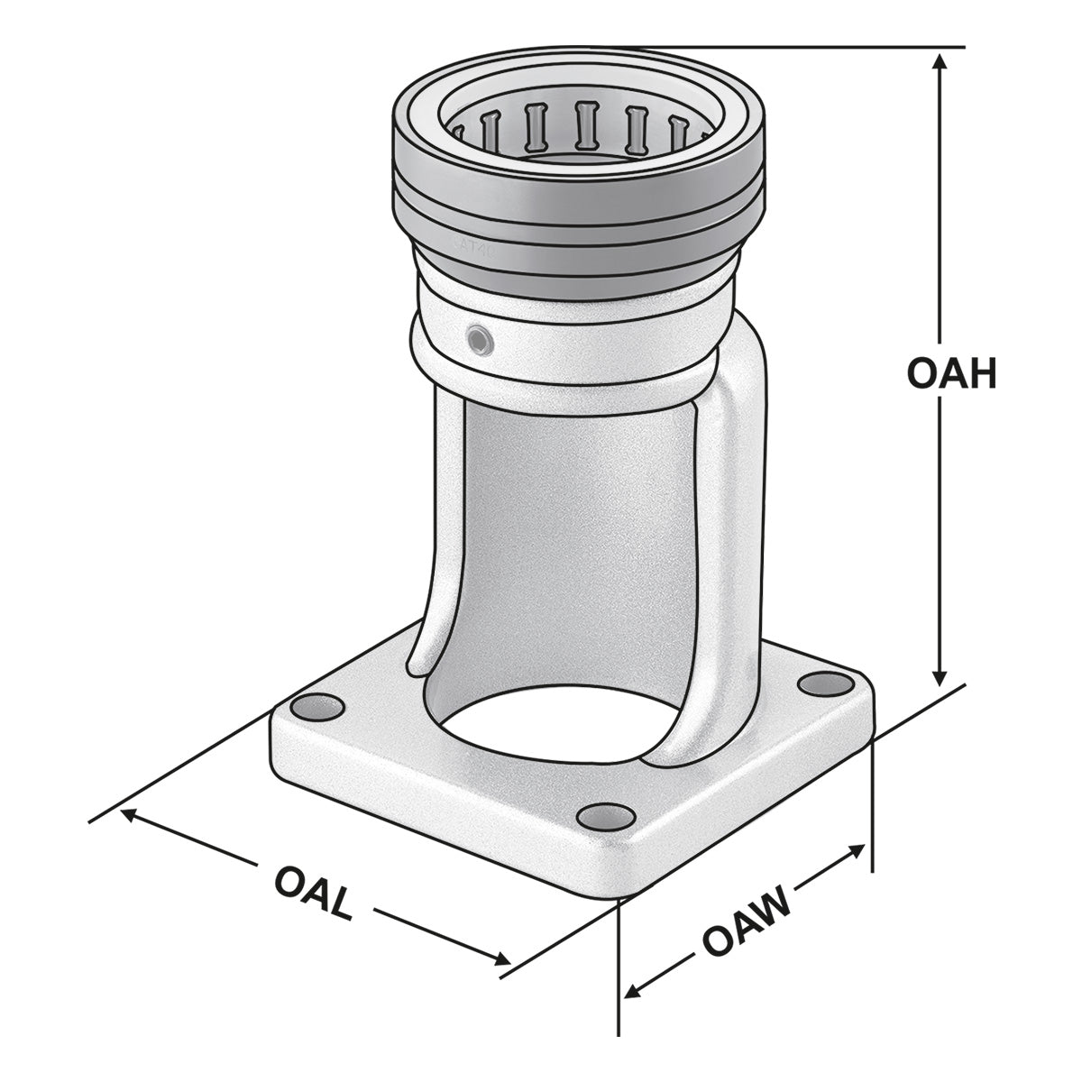 Universal ball bearing tightening fixture HSK A63 - E63 - F63 - BT40 - C6