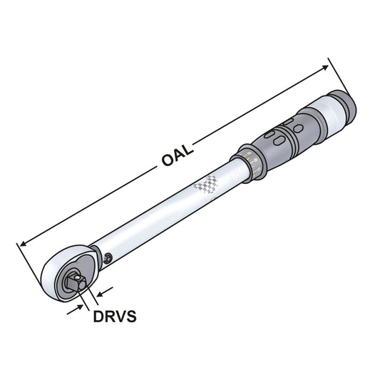 Torque Wrench 3/8" 20 - 110 Nm