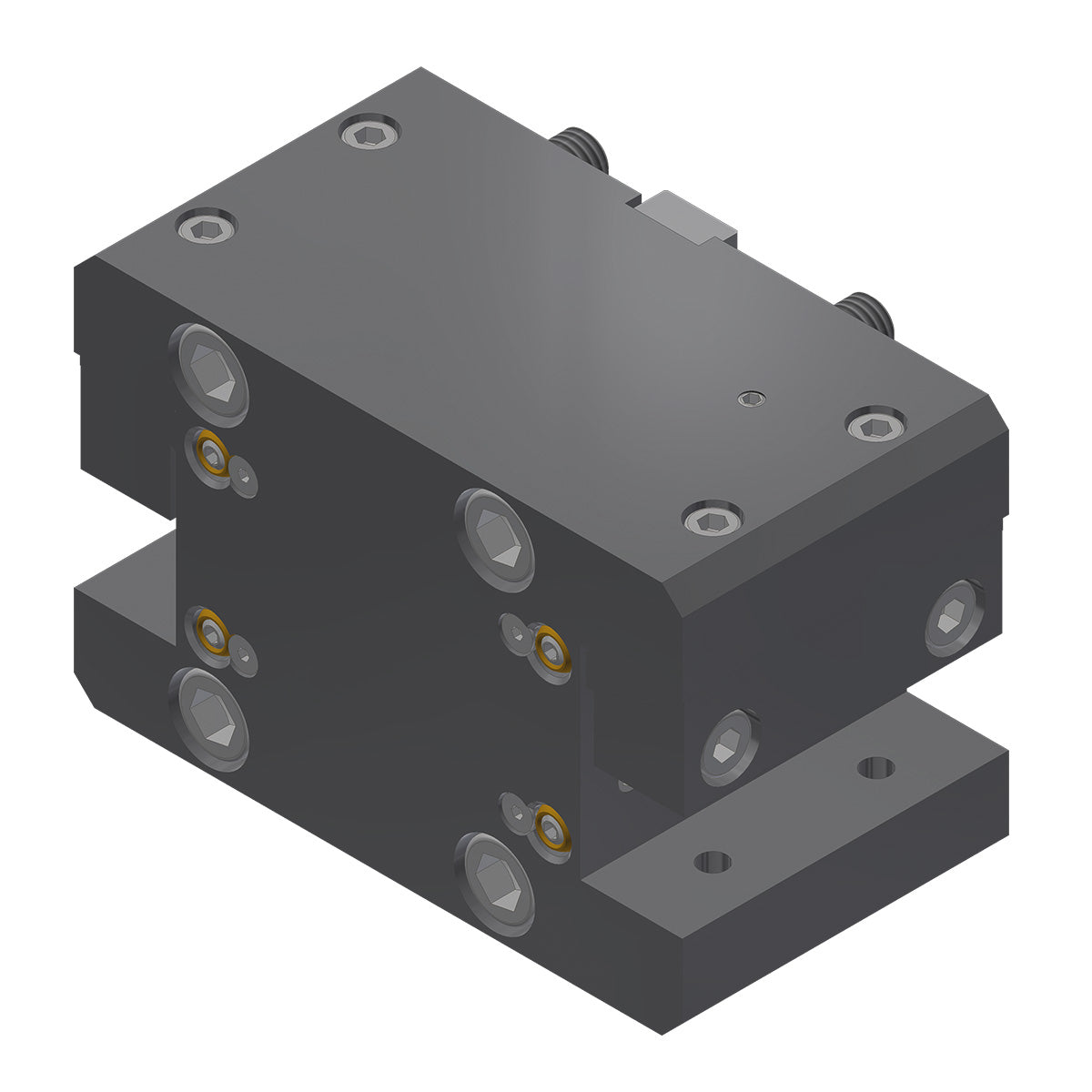 Toolholder with square-multi-receptacle