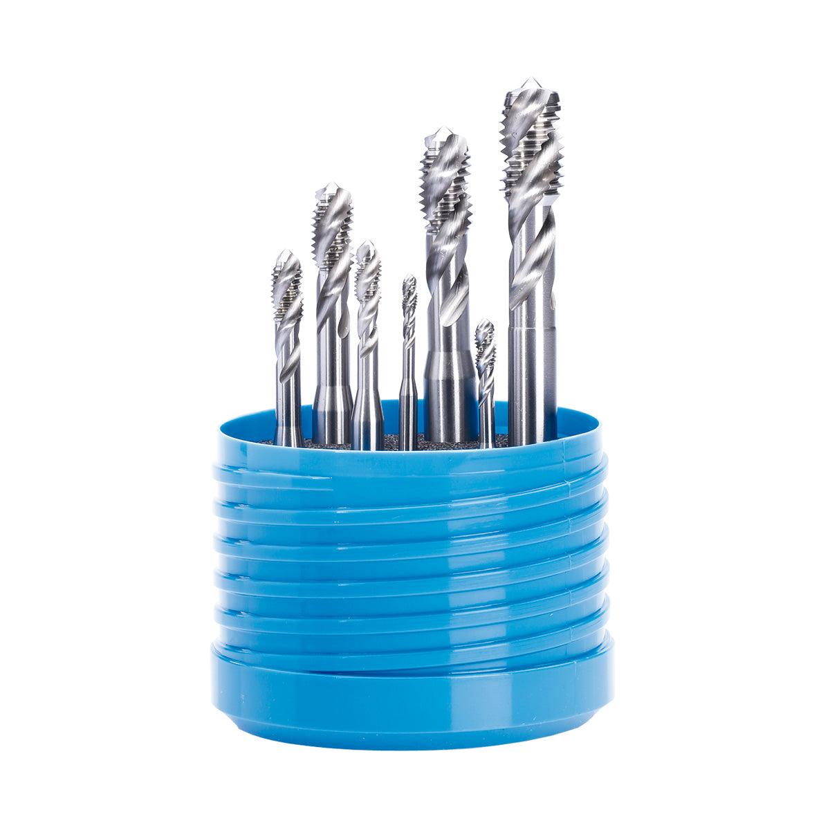 HSS-E spiral flute taps set M3 / M4 / M5 / M6 / M8 / M10 / M12