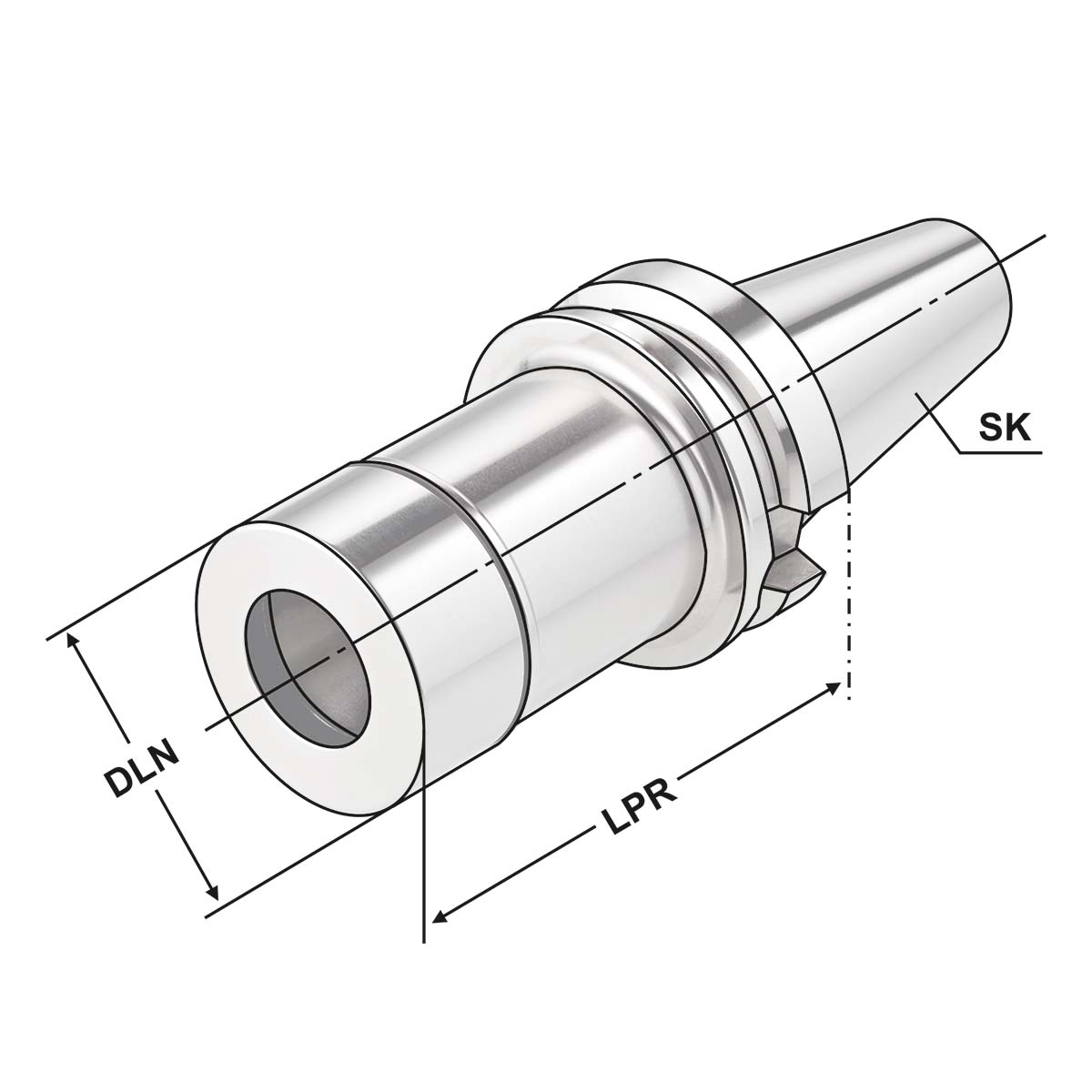 ER-Precision collet chuck SK 40 - 2/20 - 70 | ER 32