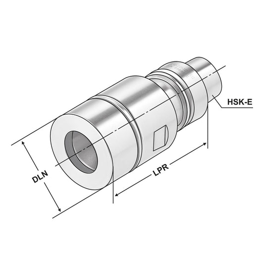 ER-Precision collet chuck HSK 50 - 2/20 - 70 | ER 32