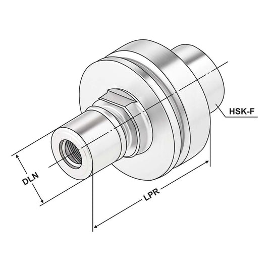 KPS-Collet chuck HSK 63 - 1/10 - 90 | KPS 10