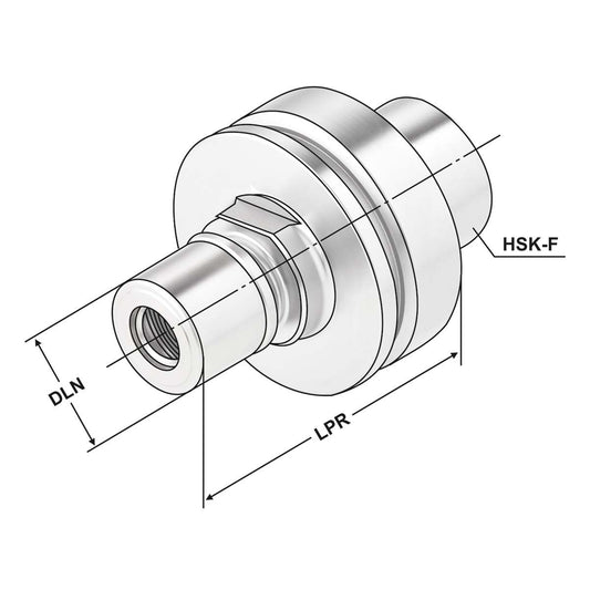 KPS-Collet chuck HSK 63 - 4/16 - 90 | KPS 16