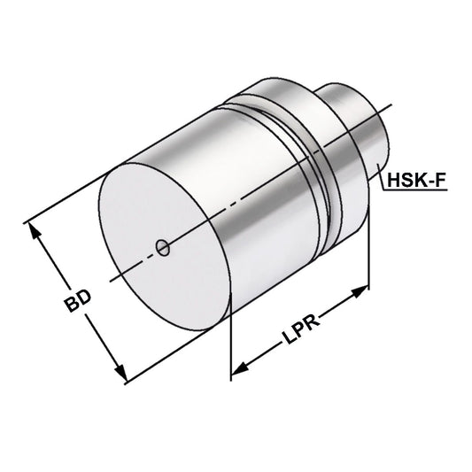 Boring bar blank HSK 63 - 63 - 250