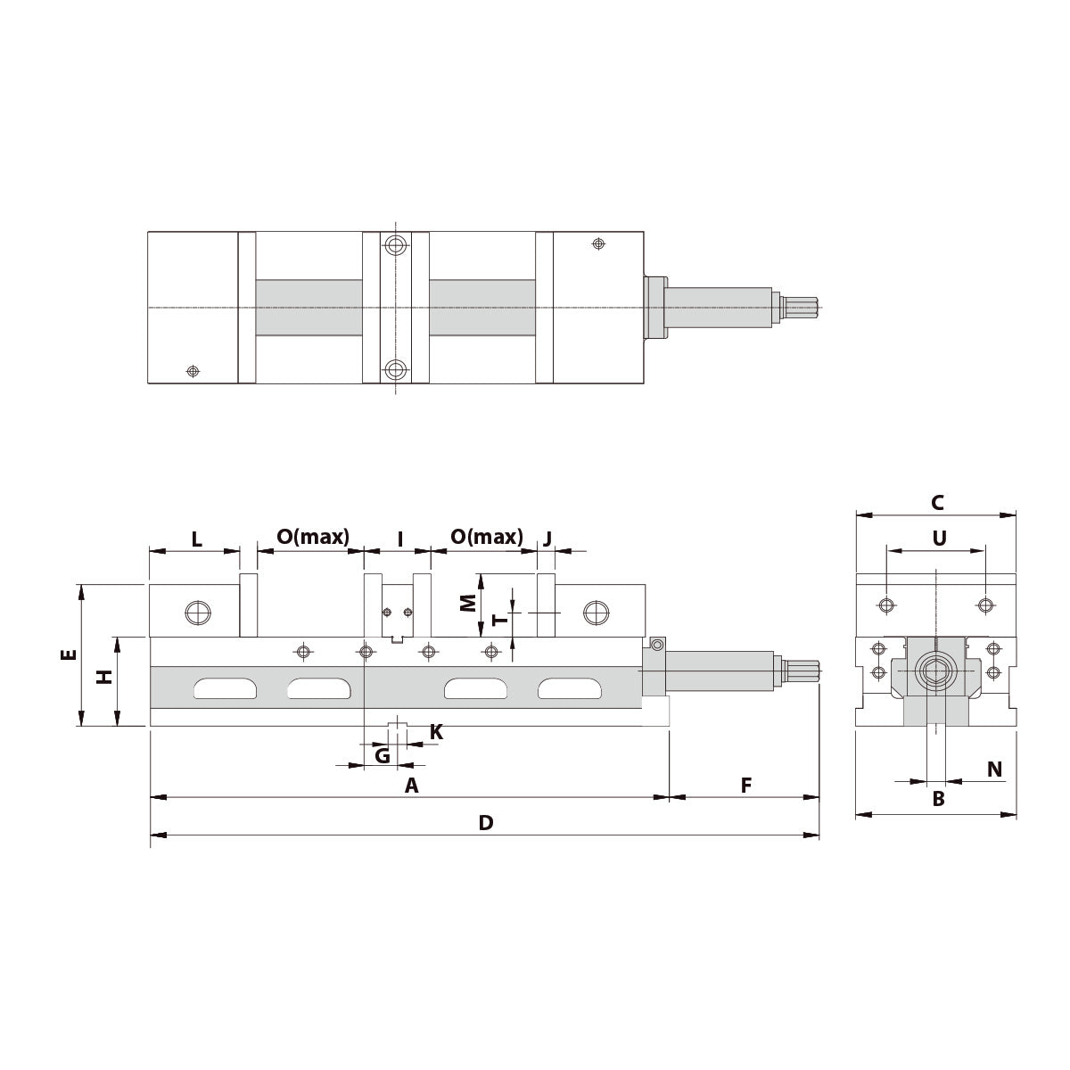 Twin vice ALD-60G/HV mechanical