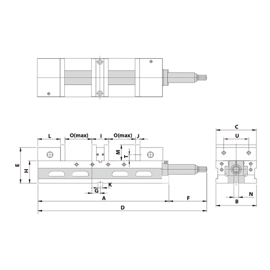 Twin vice ALD-60G/HV mechanical