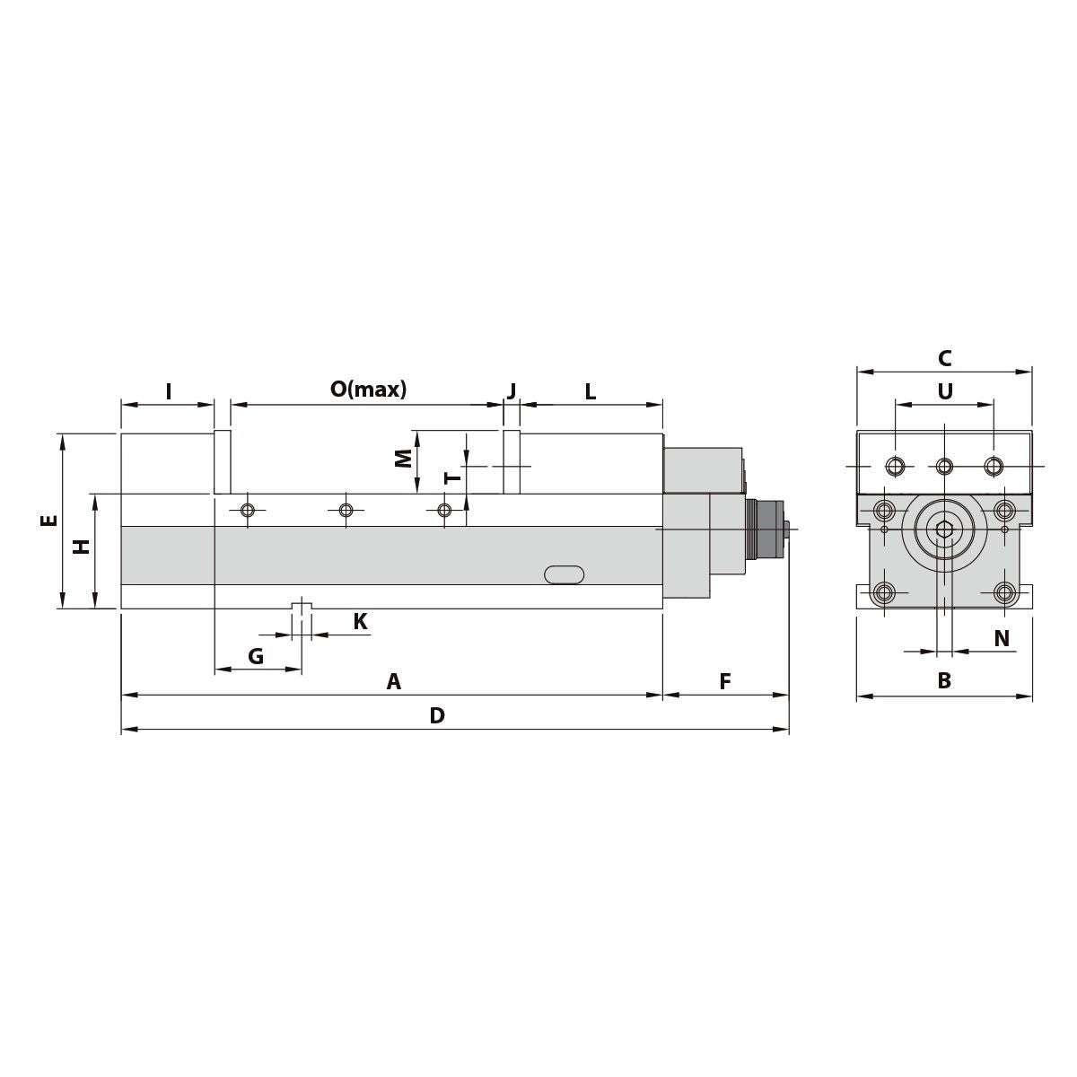 Precision vice AVM-200G/HV mechanical with mechanical booster