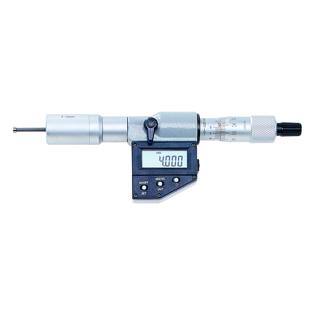 2 point internal micrometer | digital 3-4 mm | IP65 | reading 0,001mm