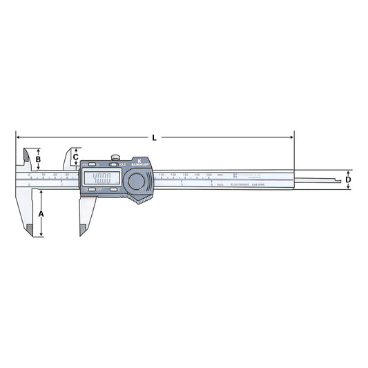 Digital Caliper | 0-300mm reading 0,01mm