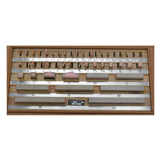 Rectangular gauge block set | 87 pieces Grade 0 | (ISO / DIN / JIS /GB)
