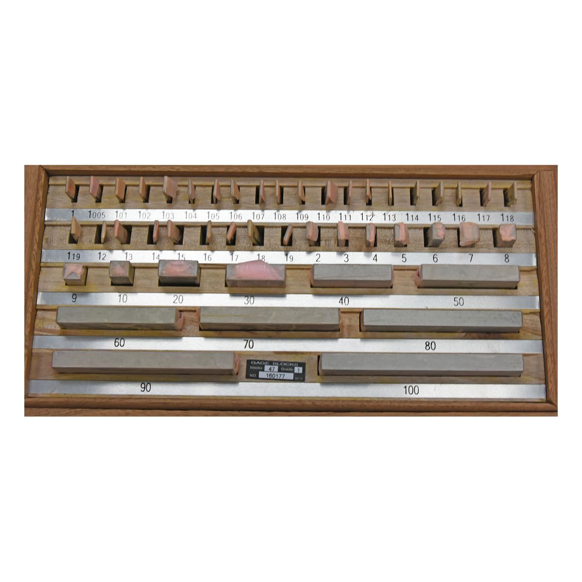 Rectangular gauge block set | 32 pieces Grade 2 | (ISO / DIN / JIS /GB)