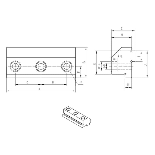 Jaws (1Pair -2 pc.) for ALT-100M/ALT-100L