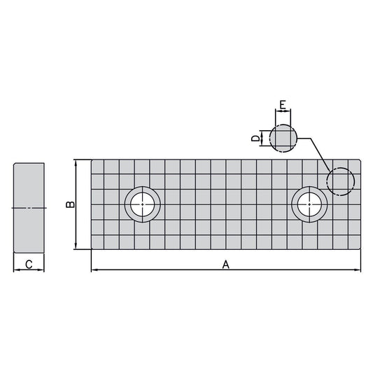 Serrated jaws (Pair) for AVQ-125 | AVL-125