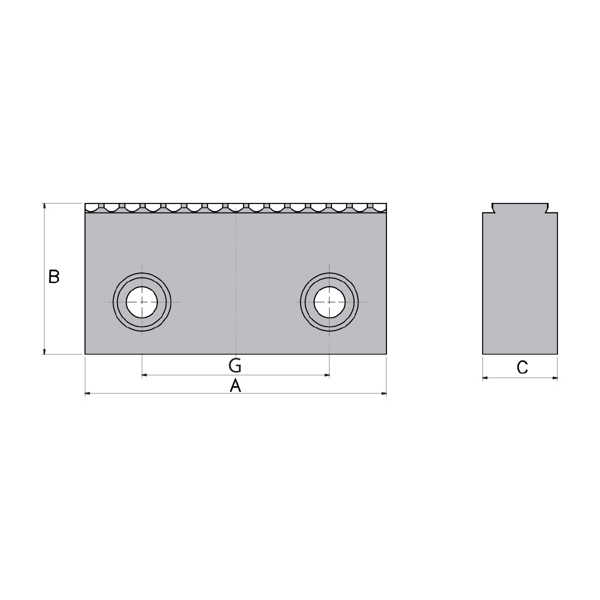 Claw jaws set (Pair) for ATW-40 / ATD-460