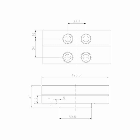 Clamping jaws for AEX 125G - Typ A
