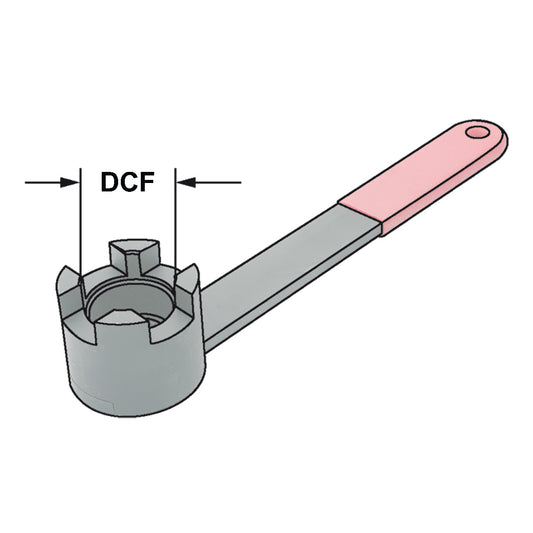 Wrench for shell arbors  Ø 50 | M24