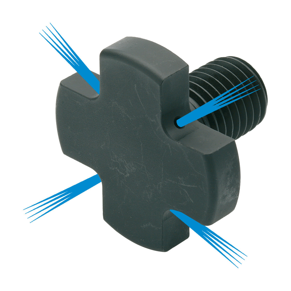 Retaining screws DIN 6367 M16 with drill through for coolant