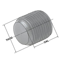 Clamping screws M12 x 1 x 12 without cone point for boring holders D= 25/32 mm
