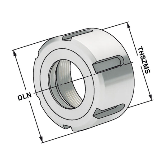 Clamping nut OZ 25 | 2-25 | ball-bearing