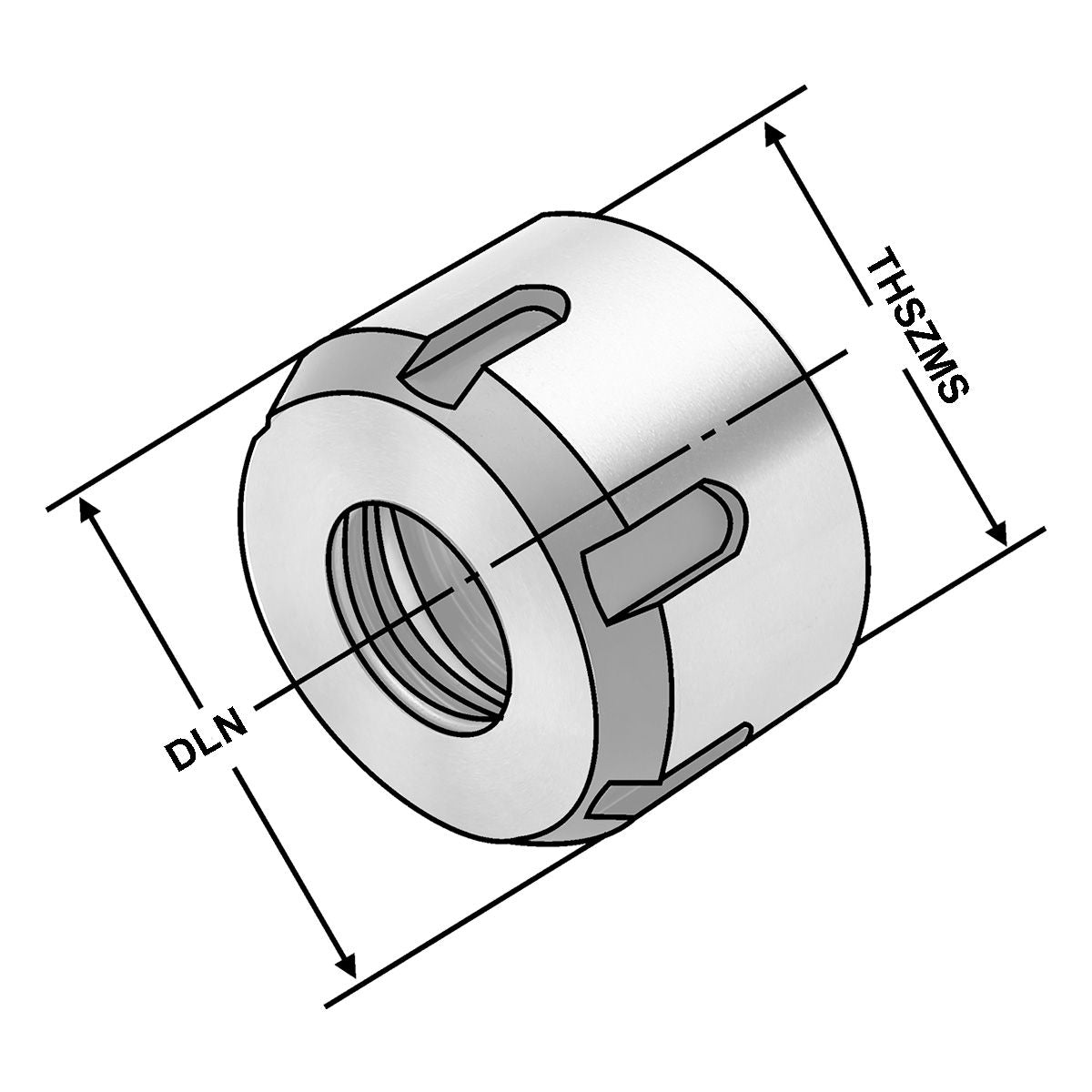 Clamping nut for sealing discs OZ 25 | 2-25